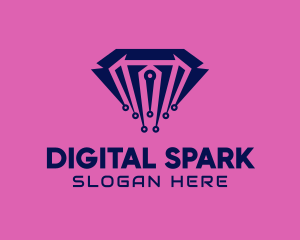 Digital Diamond Software logo design