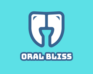 Dental Teeth Quote logo