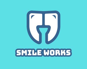 Dental Teeth Quote logo
