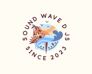 Seashell Beach Resort Getaway logo design