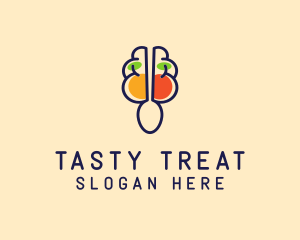 Brain Food Restaurant  logo design