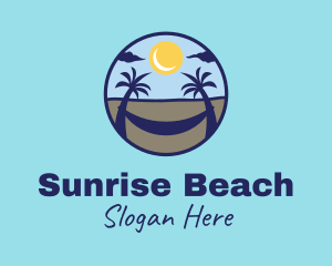 Beach Hammock Trees  logo design