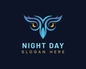 Night Bird Owl logo design