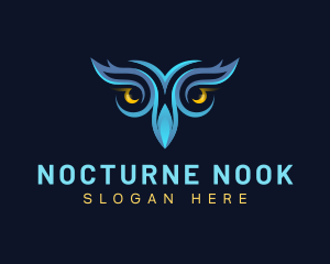 Night Bird Owl logo design