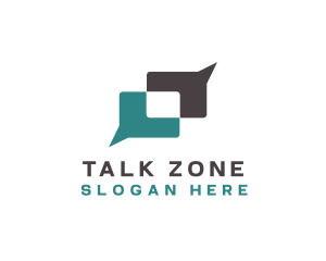 Talk Chat Social logo design