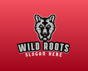 Wild Wolf Character logo design