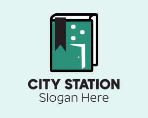 City Book Library  logo design