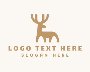 Deluxe Deer Animal  logo