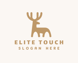 Deluxe Deer Animal  logo design