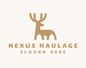 Deluxe Deer Animal  logo design