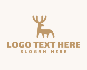 Deluxe Deer Animal  logo