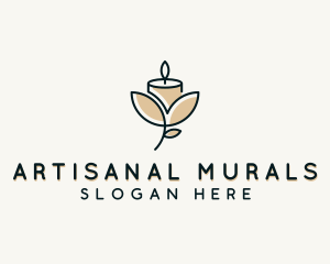 Wellness Candle Decor logo design