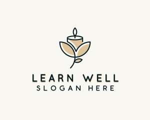 Wellness Candle Decor logo design