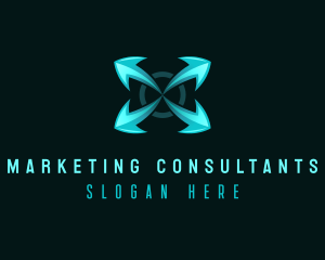 Arrow Networking Consultant logo design