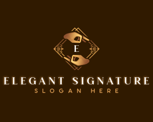 Elegant Hands Wellness logo design