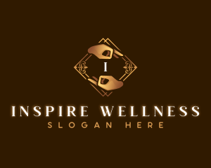 Elegant Hands Wellness logo design