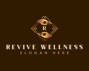 Elegant Hands Wellness logo design