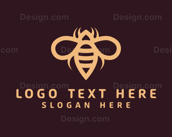 Bee Sting Insect Logo