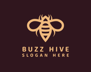 Bee Sting Insect logo design