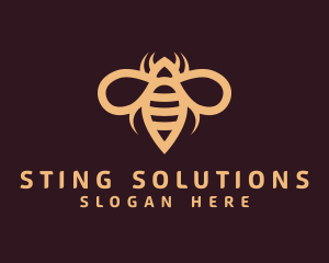 Bee Sting Insect logo