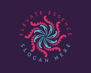 Tentacles Abstract Wave logo