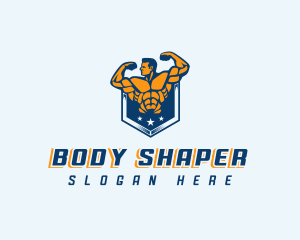 Muscle Body Builder logo design