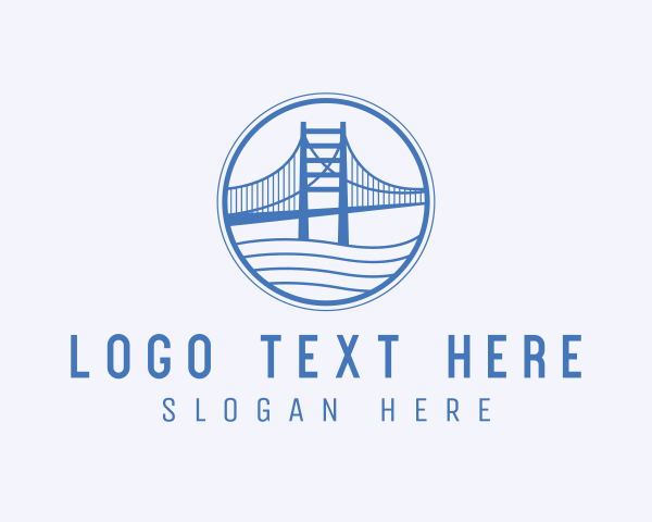 Golden Gate Bridge logo example 2
