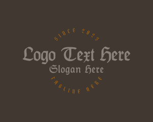 Gothic Clothing Business logo