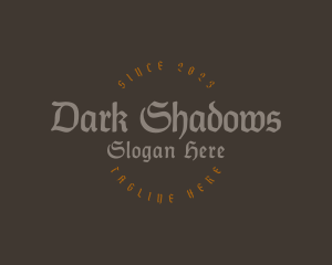 Gothic Clothing Business logo