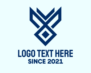 Blue Gaming Symbol  logo