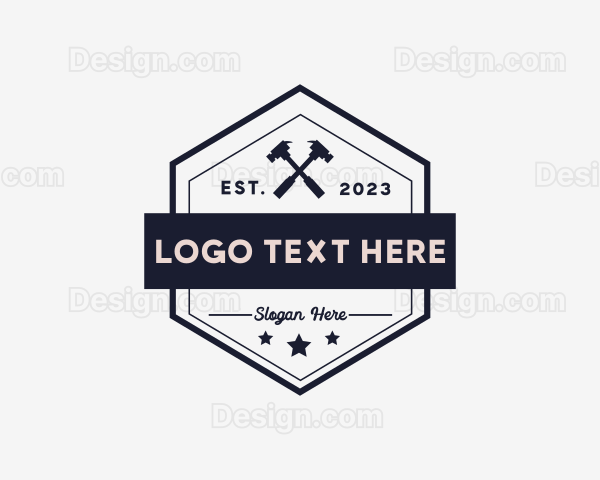 Handyman Carpentry Tool Logo