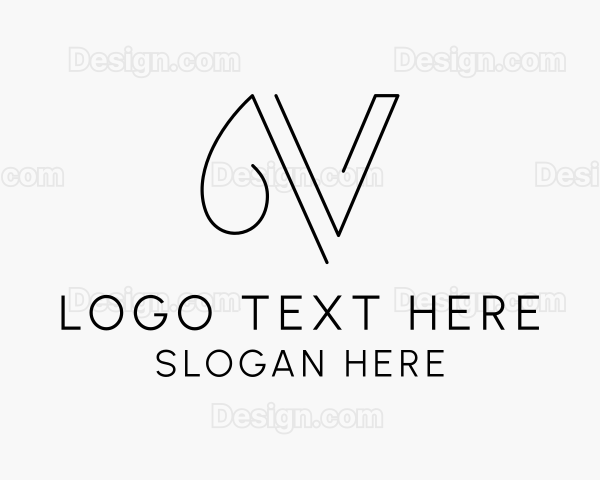 Generic Business Letter V Logo