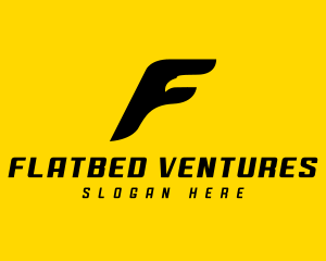 Logistics Falcon Letter F  logo design