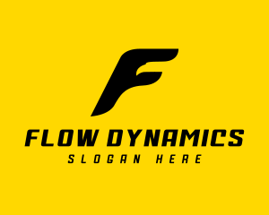 Logistics Falcon Letter F  logo design