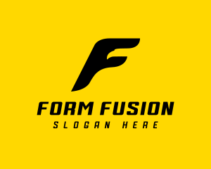 Logistics Falcon Letter F  logo design