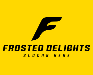 Logistics Falcon Letter F  logo design