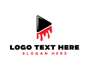 Bloody Play Button logo