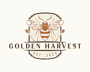 Honey Farm Harvest logo design