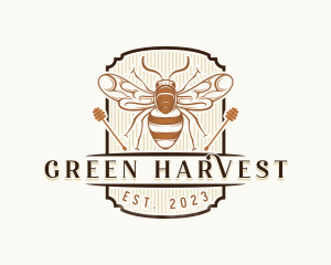 Honey Farm Harvest logo design