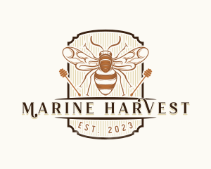 Honey Farm Harvest logo design