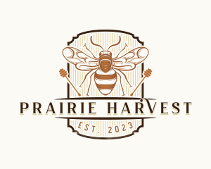 Honey Farm Harvest logo design