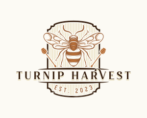 Honey Farm Harvest logo design