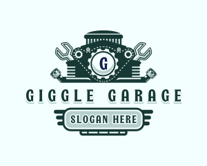 Automotive Engine Garage logo design