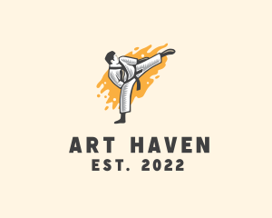 Taekwondo Martial Arts logo design