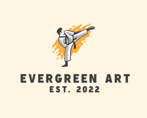 Taekwondo Martial Arts logo design