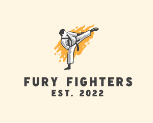 Taekwondo Martial Arts logo design