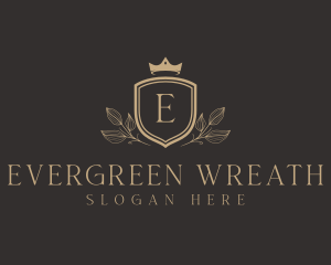 Elegant Crown Crest logo design