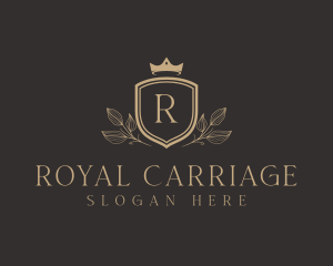 Elegant Crown Crest logo design