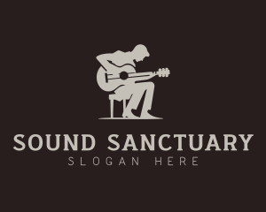 Country Music Guitar Instrument logo