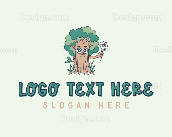 Floral Tree Garden Logo